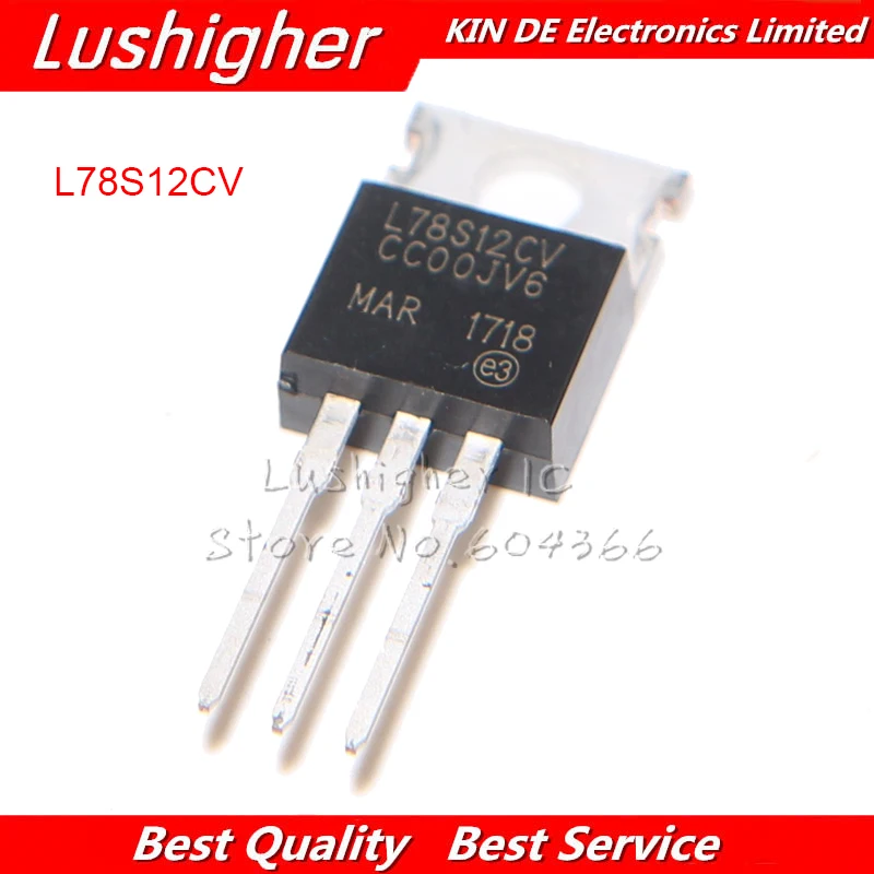 10 шт. L78S12 TO220 L78S12CV TO-220 78S12 | Электронные компоненты и принадлежности