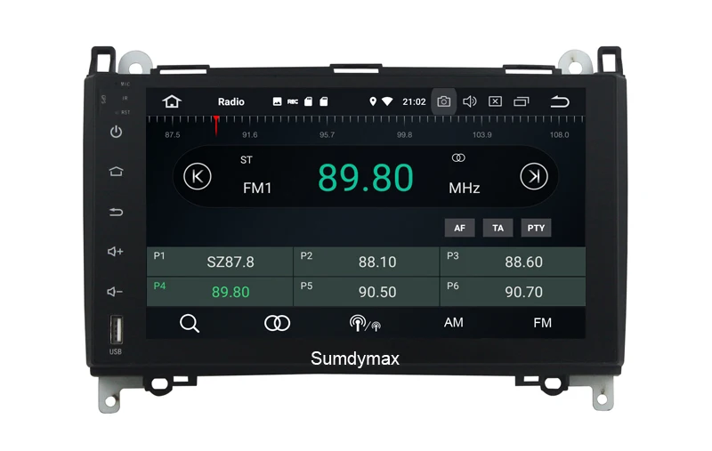 Discount 9" android 9.0 Car DVD Player radio For Mercedes/Benz/Sprinter W639 B200/B-class/W245/B170/W209/W169 GPS Navigation BT RDS MIC 1