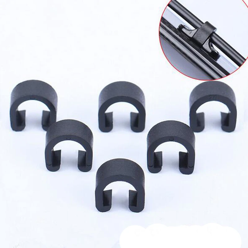 

30pcs MEIJUN Bike Disc Brake Cable Sets Pipe Line Deduction Transmission Pipe C type Buckle Snap Clamp