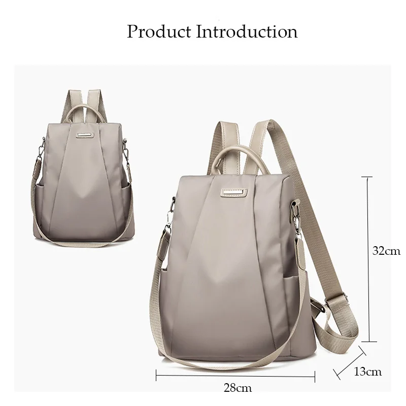 Противоугонный рюкзак женский 2019 Новый Повседневный модный простые большого объема Женский мягкий кожаный рюкзак для путешествий