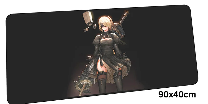 Nier automata коврик для мыши computador gamer mause коврик 900x400X2 мм Большой восхитительный Коврик Для Мыши Эргономичный гаджет офисный стол коврики