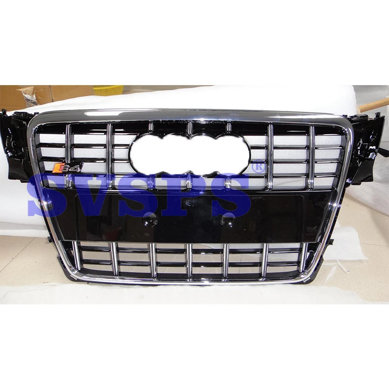 

High Quality ABS Front Middle Grille S4 Style For Audi A4 B8 S Line 2008-2012