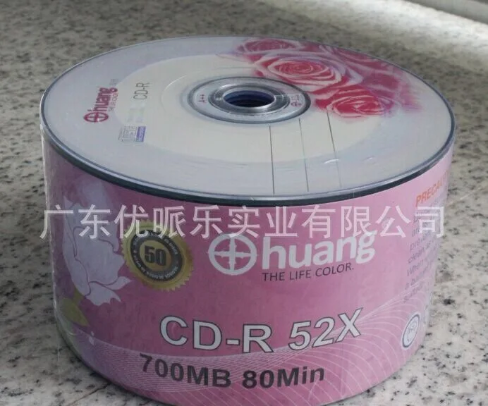 50 дисков класса А x52 700MB пустой OHuang Печатный CD-R диск