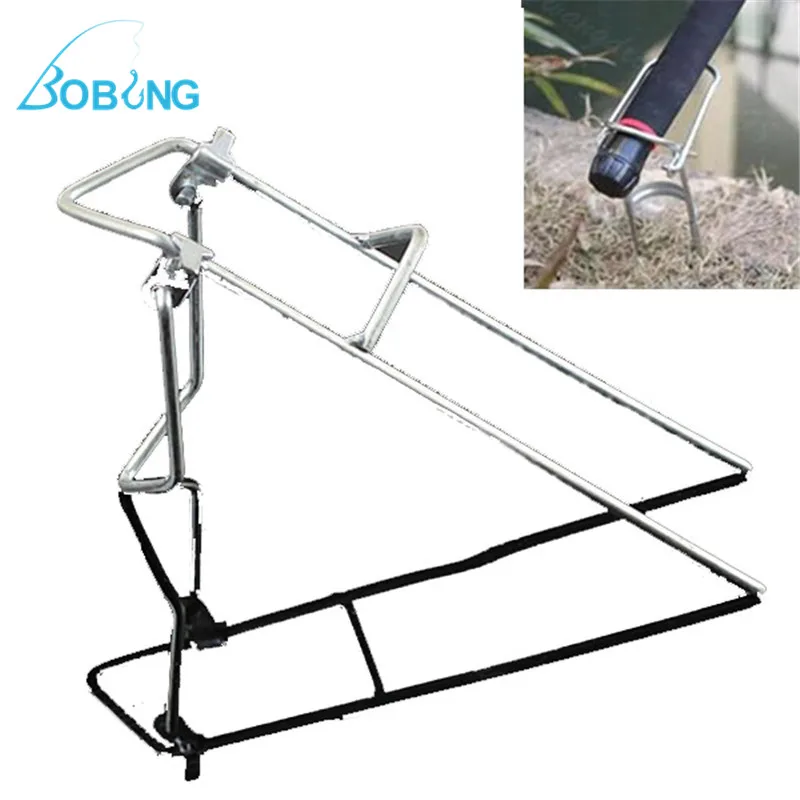 

Bobing Outdoor Sports Professional Portable Adjustable Retractable Stand Carp Fishing Rod Rest Holders Tackle Pesca Accessory