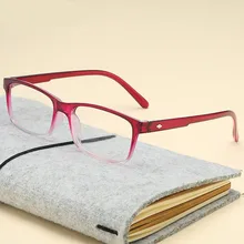 Higodoy Модные женские пластиковые очки для чтения винтажные квадратные анти-Blu-Ray очки по рецепту