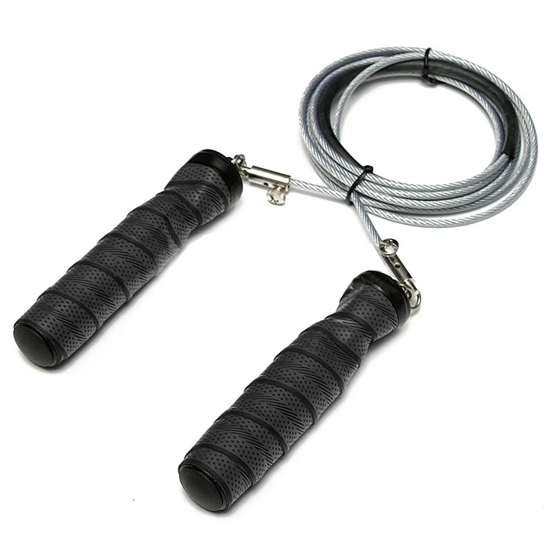 

2.8m/9.2Ft Steel Wire Speed Skipping Jump Rope For Crossfit Exercise Gym Training
