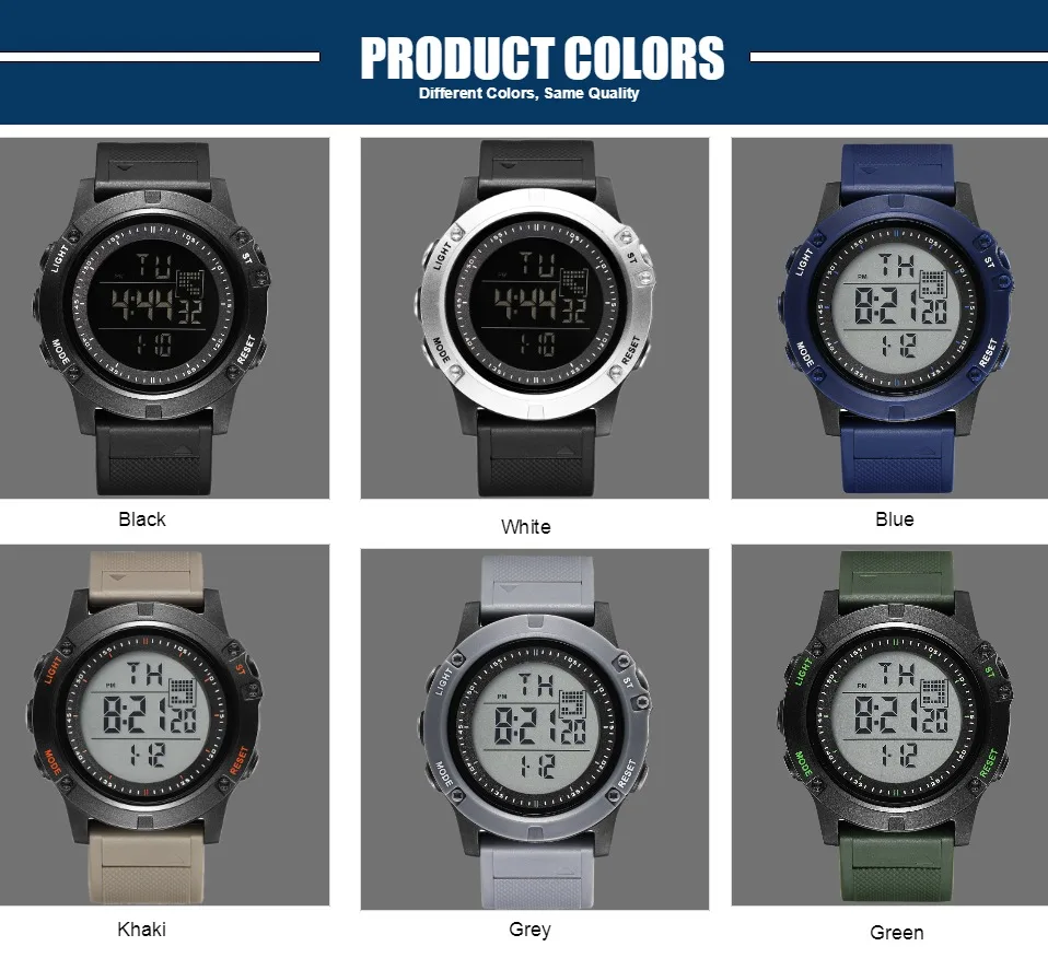 OHSEN цифровой бренд lcd серебряные мужские часы для мальчика reloj hombre 50 м Dive силиконовый ремешок наружные спортивные наручные часы мужские подарки