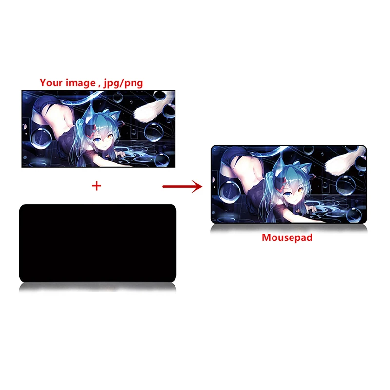 FFFAS Super large DIY Custom mousepad XL XXL 120*60cm grande DIY gaming Mouse pad mat Sexy Anime fo
