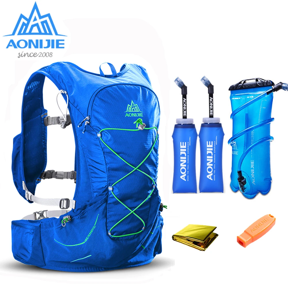 

AONIJIE Outdoor Lightweight Running Bag Hydration Backpack Sports Bag Optional Water Bladder For Hiking Camping Running Marathon