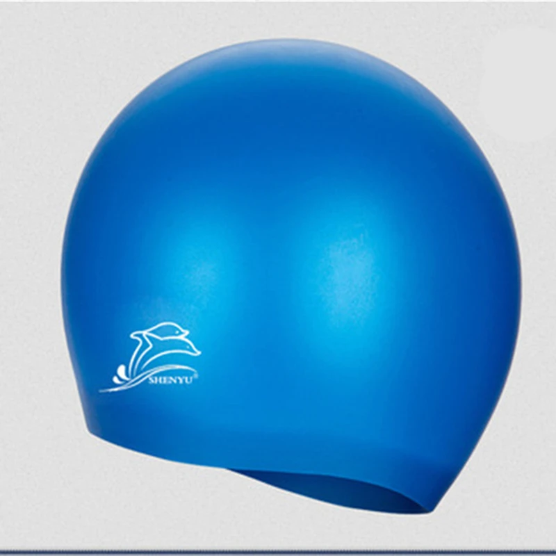 Professional Flexible Waterproof Silicon Swimming Cap Unisex Waterdrop