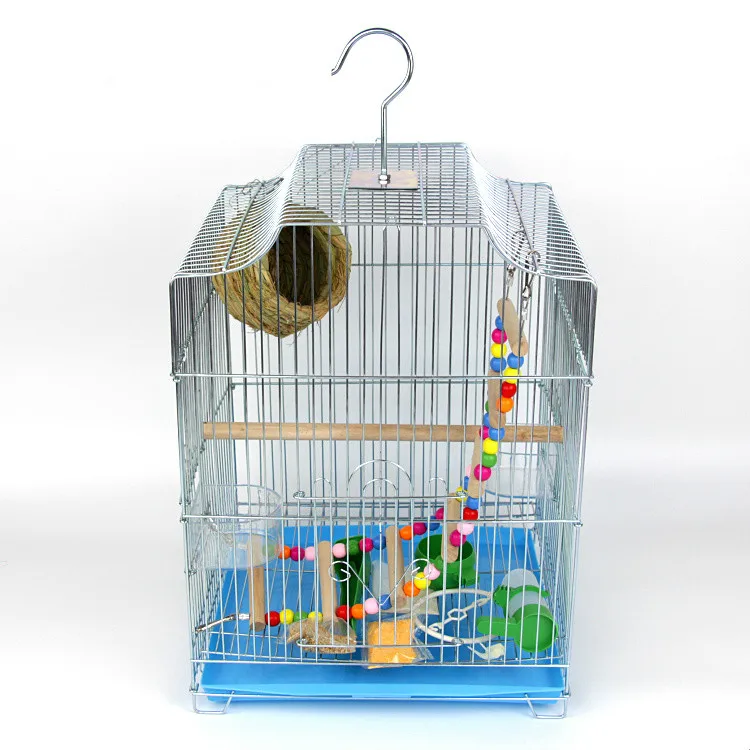 Title 1, 1PCS budgerigar bird cage large stainless steel...