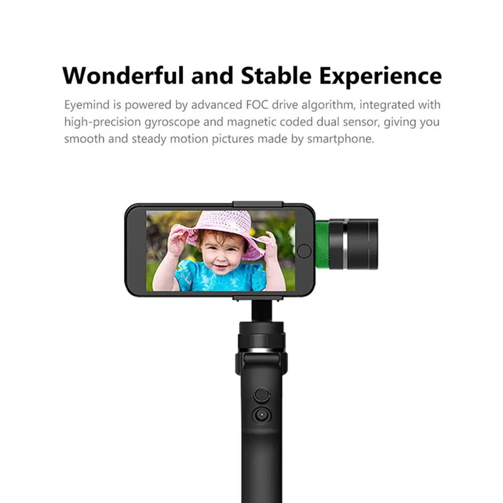 Auto varas mini portátil 3-axis handheld smartphone