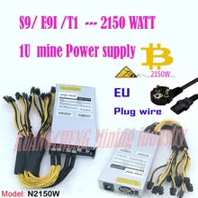 ASIC Майнер BTC Майнер ZEC BTC LTC DASH Майнер PSU 2150w поставка для Antminer S7 S9k s9 se L3+ B7 Ebit E9i E9+ z9 Z11 Z1PRO