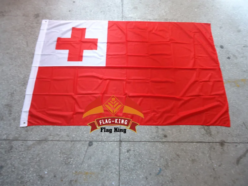 Tonga national flag,100 polyster,120*180CM,Anti UV,Digital Printing