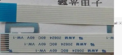 Free shipping FFC FPC Cable Ribbon AWM 20624 80C VW 1 6 Pin 10cm Length 1 1