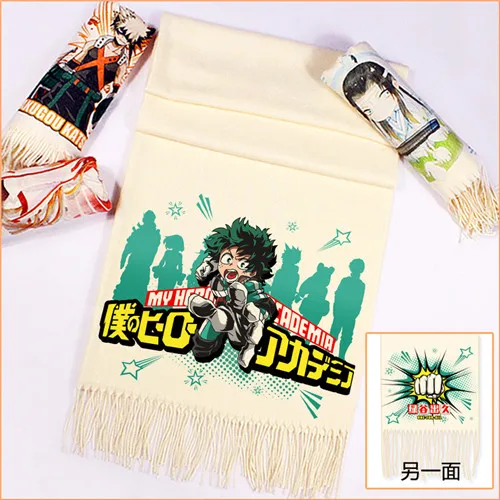 Natsume Yuujinchou Шарф Аниме для женщин мальчиков девочек имитация кашемира осень зима теплый с кисточками шарф шаль мягкая теплая упаковка подарок - Цвет: Style 3