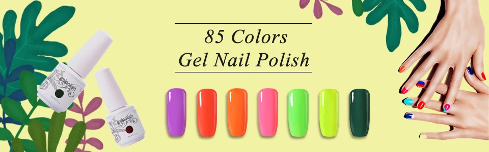 Clou Beaute Gel Nail Polish Top UV LED Gel Nail Art Varnish Hybrid Gel Polish Semi Permanent Vernis Gellak Glitter Gel Lacquer