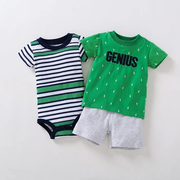 

2020 Promotion Hot Sale Active Full Suitable Boy 2020new $ Number Model Baby Pieces And Suit Pant Set. Girl Summer Clothes Set