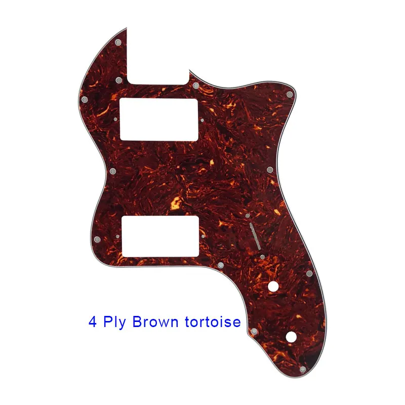 Запчасти для гитары Pleroo-для классической серии '72 Telecaster Tele Thinline Guitar pickguard Scartch Plate с пикапами хамбакера PAF