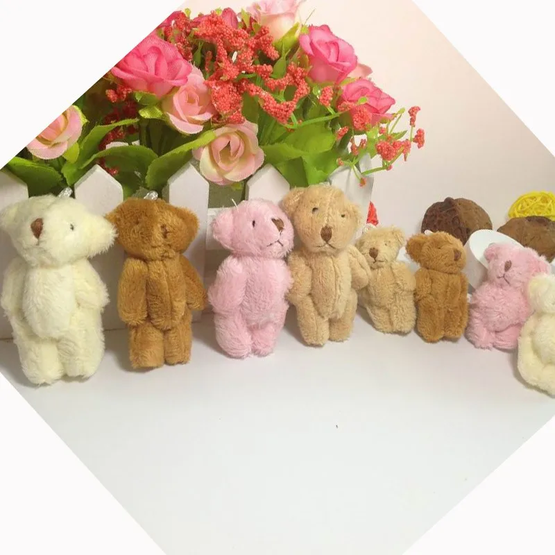 ALL-4cm 6cm plush long wool teddy bear (5)