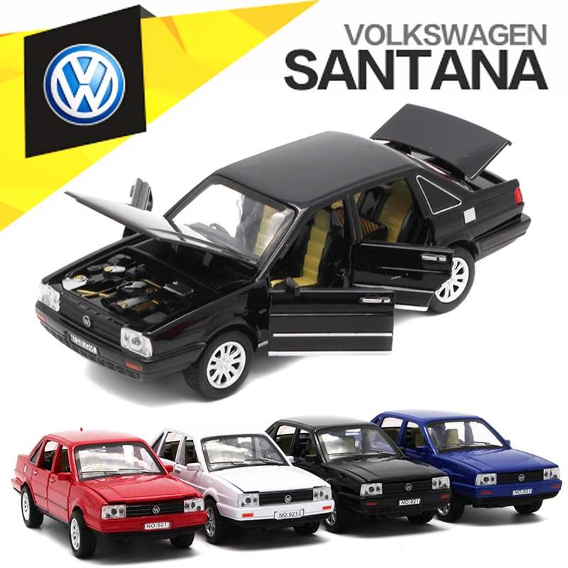 Conrad VW Volkswagen Santana en bleu au 1:43 en boîte