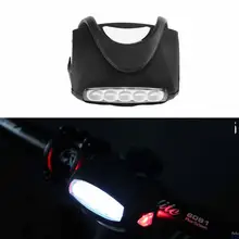 7 светодиодный фонарь для велосипеда с силиконовой головкой, передним и задним колесом, светодиодный светильник-вспышка, Предупреждение ющий о безопасности, светильник для горного велосипеда