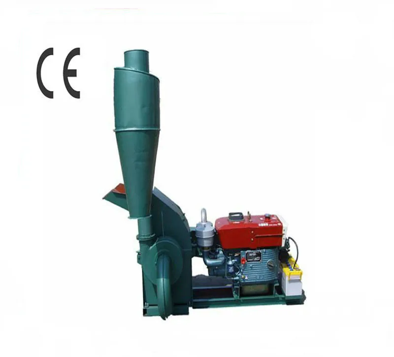 Cf420a 15hp Electric Start Diesel Engine Hammer Mill Animal Feed