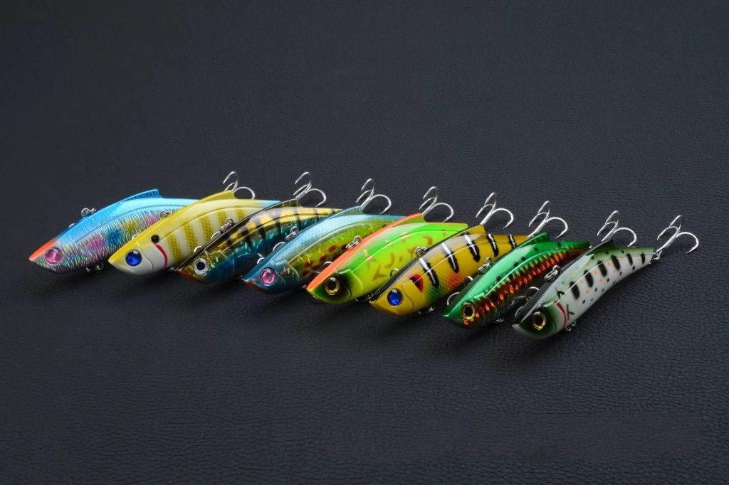 Iscas de Pesca Ganchos de Pesca Lote Boutique Vib Vibração 9 cm 26.5g Crankbait Agudos Atacar Iscas Artificiais Rígidos Jerkbait 8 Pçs - 33 8 pçs lote Boutique VIB Vibração Iscas