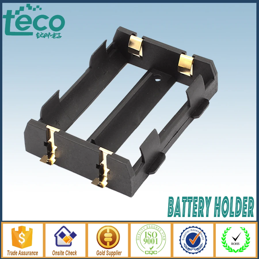 

1Pcs/lot 26650 Battery Holder SMT SMD High Quality With Bronze Pins TBH-26650-2A-SMT