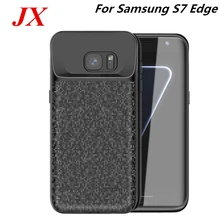 S7 край Батарея чехол для samsung Galaxy S7 край Батарея случае 5000 мАч Батарея Зарядное устройство Дело Капа Мощность банка для samsung S7 край