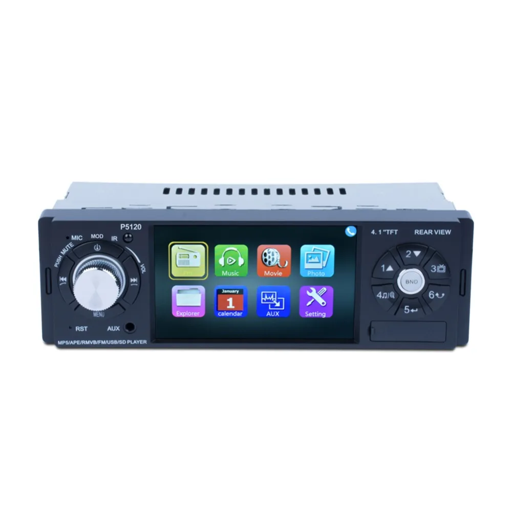 

LCD HD 1080P MP5 Multimedia Player Priority ISO Port Bluetooth U Flash Disk SD Card DVD Android Media Player RMVB/AVI MP5 Player