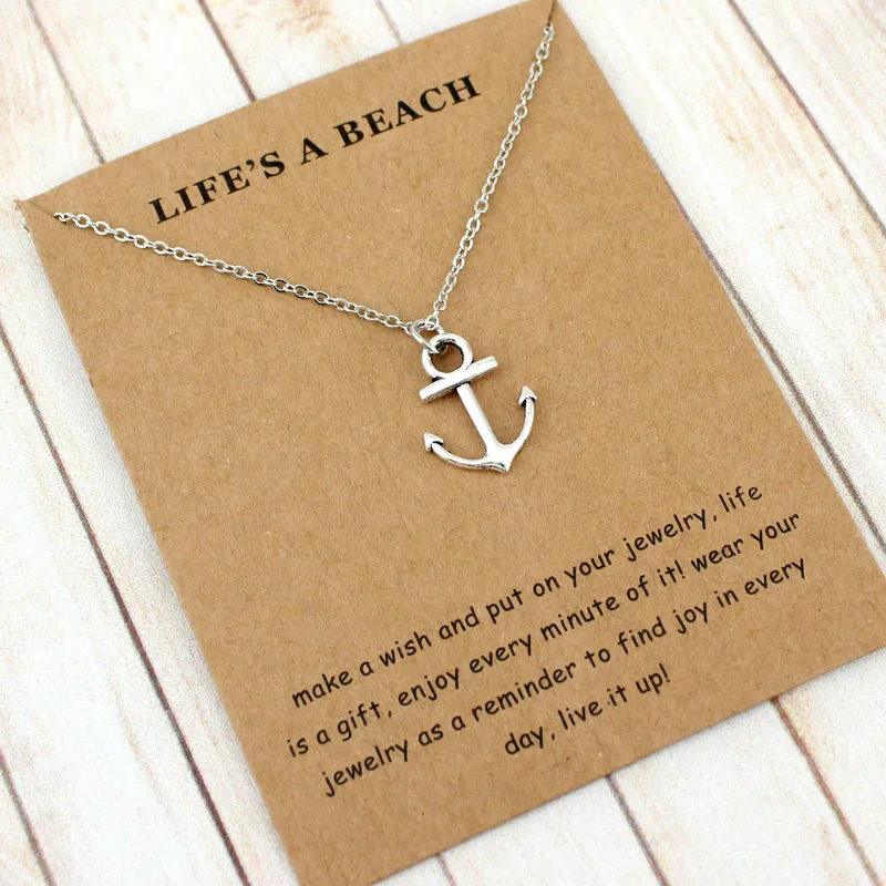 

Sailing Starfish Waves Seahorse Beach Ocean Pendants Necklaces Sea Turtle Sand Dollar Mermaid Women Men Fashion Jewelry Gift