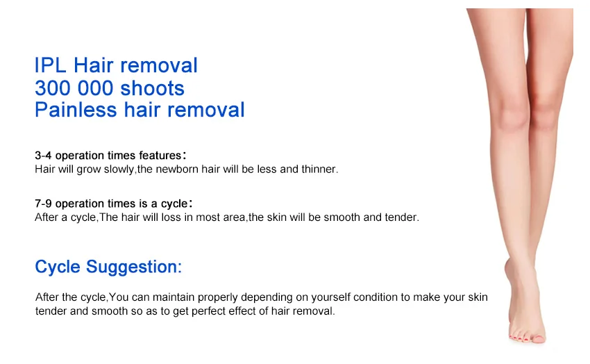 Высокое качество ipl постоянное удаление волос профессиональных результатов дома(только один удаления волос лампа