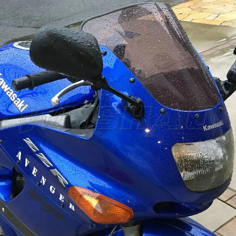 Smoke Мотоциклетное ветровое стекло Ветер Экран для 1993-1998 2004 2007 Kawasaki ZZR400 ZX400 ZX400N ZZR600 ZX600 ZZR ZZ-R 400 N 600 E - Цвет: Smoke