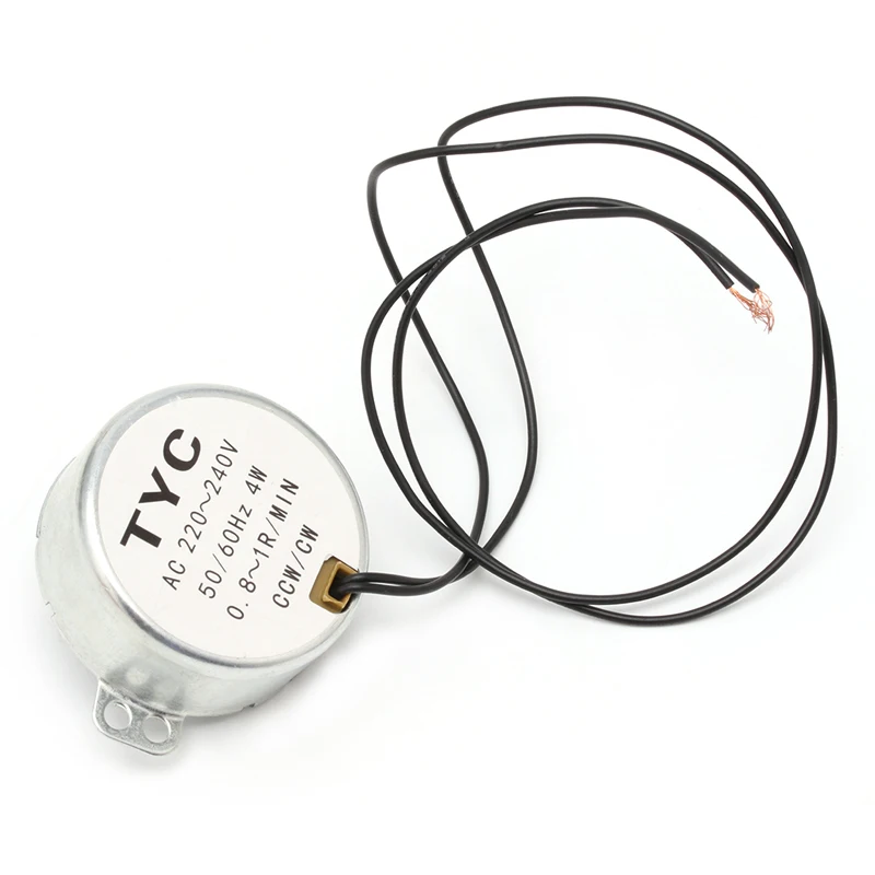 1 шт 4 W 50/60Hz синхронный двигатель 5/6 об CW КНО микроволновый поворотный стол