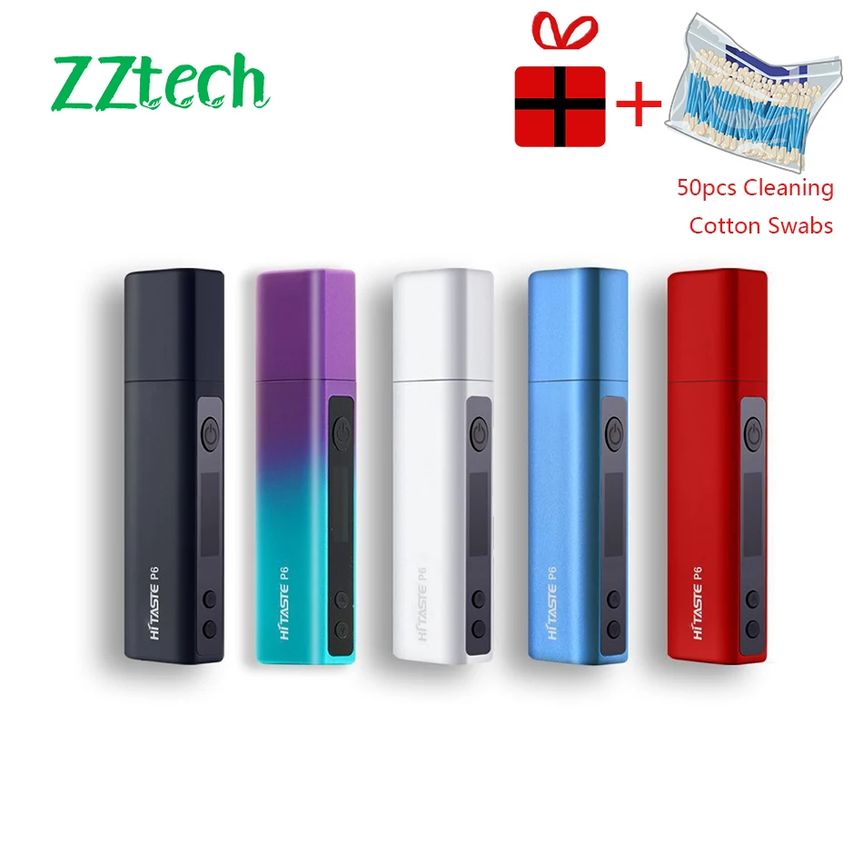 

2019 New Original not fire vape pen Hitaste P6 Tobacco heat without burn Vaporizer with 2500mah vape kit electronic cigarette