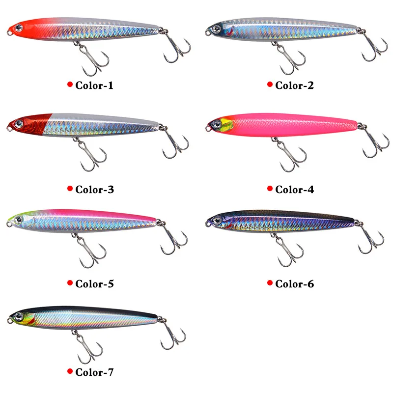 

1pcs 3D Models Long-range Lu Yashui Water Pencil Hook Luya Bait Fake Bait Squid Artifact Free Shipping
