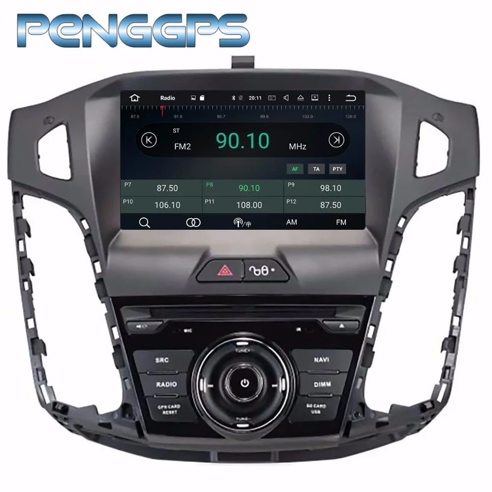Автомагнитола 2 Din на Android 8 1 с DVD плеером для Ford Focus III 2012 2013 2014 GPS навигация