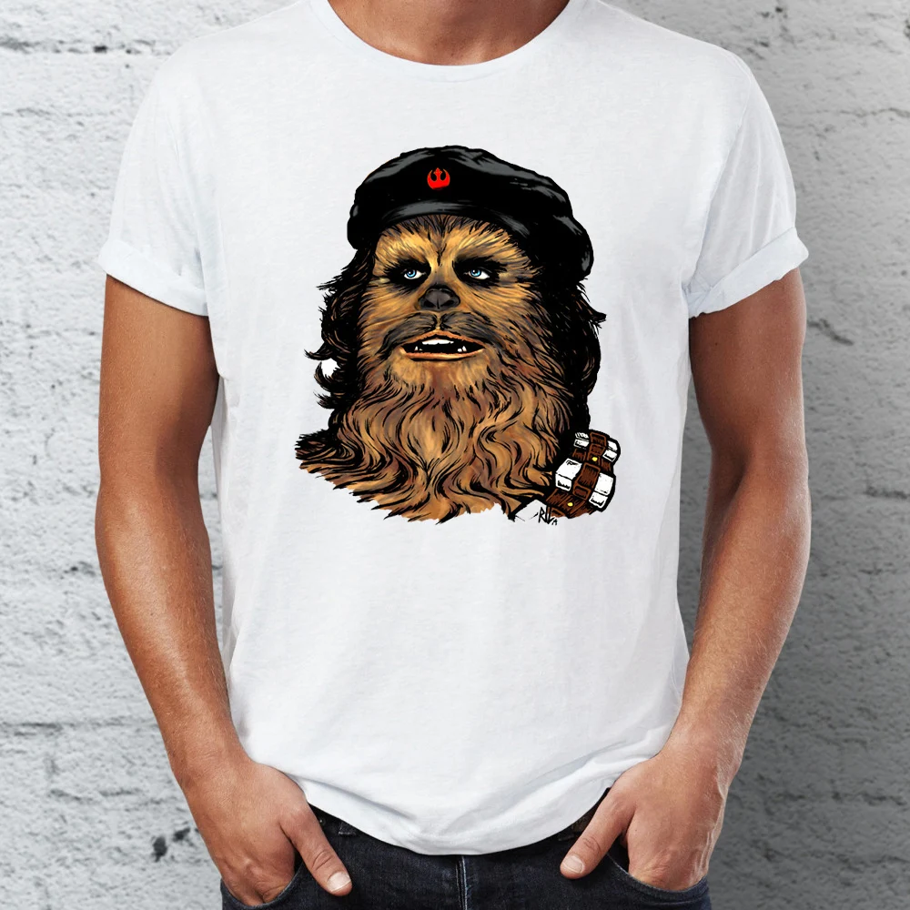 

Men's T Shirt Featuring Rebel Chewbacca Chewie and Che Guevara Funny Tee