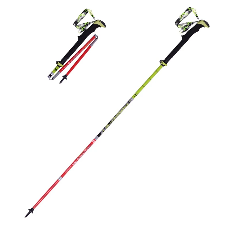 

Ultra-light Folding Nordic Walking Poles Carbon Fiber Trekking Poles Trekking Stick Alpenstock Carbon Walking Sticks For Tourism