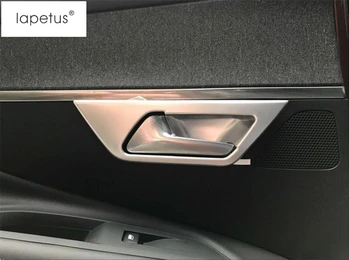 

Lapetus Accessories For Peugeot 3008 3008GT 2017 - 2020 Car Inner Door Side Armrest Window Lift Button Molding Cover Kit Trim