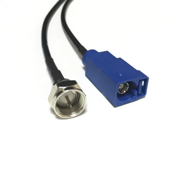 

New F Male Plug Switch FAKRA Connector RG174 Cable 20CM8" Adapter Wholesale Fast Ship