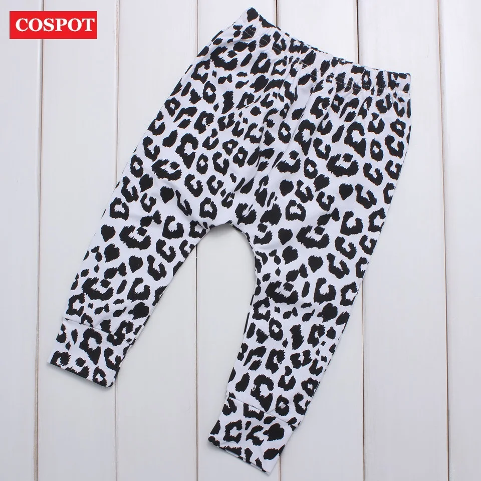 COSPOT для маленьких мальчиков леггинсы девочка мультфильм Snow Leopard шаровары дети детская одежда для девочек и мальчиков Одежда для мальчиков Новинка 2019 года D30 - изображение