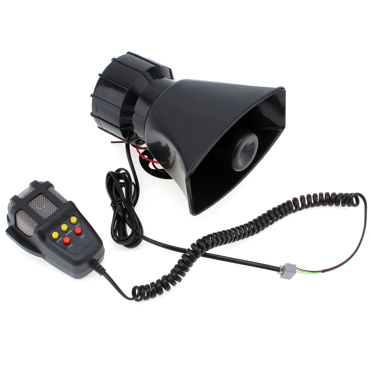 DC 12 V 100 W دراجة نارية سيارة مركبة السيارات شاحنة 5 الصوت نغمة بصوت عال القرن صفارة الشرطة رجال الاطفاء الإسعاف جهاز إنذار للتحذير مكبر الصوت DC 12 V 100 W دراجة نارية سيارة مركبة السيارات شاحنة 5 الصوت نغمة بصوت عال القرن صفارة الشرطة رجال الاطفاء الإسعاف جهاز إنذار للتحذير مكبر الصوت