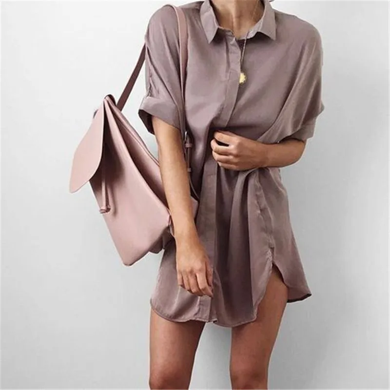 4-Colors-Short-Sleeve-Maternity-V-neck-chiffon-blouse-summer-fashion-casual-solid-Color-shirts-loose (4)