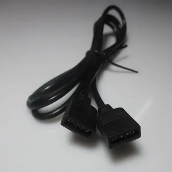 

5x 1M RGB Extension Cable 4 PIN Connector Cord For 3528 5050 RGB LED Strip Black