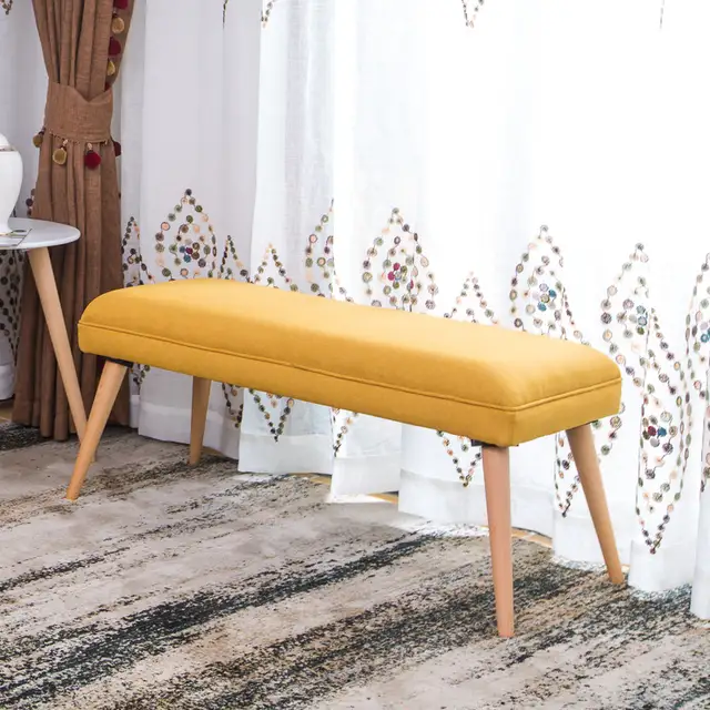 Entrance Shoe Stool Ottoman Nordic Simple Bench Dressing Bed Shoe Stool Ottoman Nordic Simple Bench