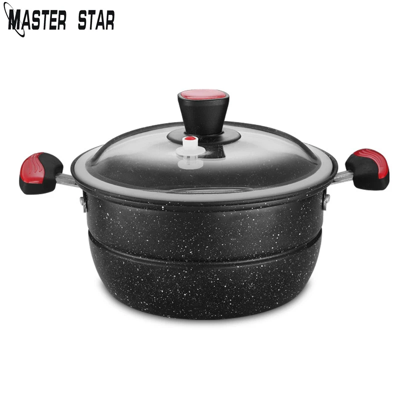Master Star Maifan Stone Cooker With Steamed Tablets Non stick Pan