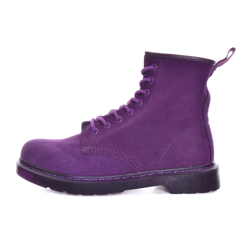 

Slip on Warm British Fashion Ankle Boots Suede Motorcycle 2019 Winter Ankle Boots Women Shoes Woman Flat with XWX5924