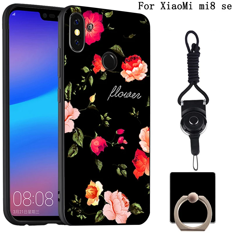 Для Xiaomi Mi 8SE чехол мягкий чехол s для Xiaomi Mi 8se милый кот чехол Ретро чехол на телефон с изображениями героев мультфильмов для Xiaomi Mi 8 SE оболочка